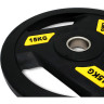 Диск обрезиненный c хватом UNIX FIT PRO 15 кг, 51 мм DG15RUBPYL